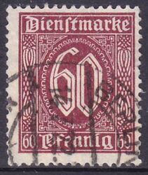 1921  Dienstmarke: Wertziffern