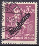 1923  Dienstmarke: Freimarken mit Aufdruck