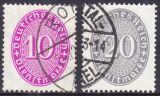 1927/33  Dienstmarken: Wertziffern im Oval