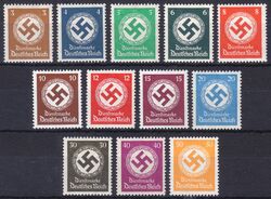 1934  Dienstmarken fr Landes- u. Regierungsbehrden