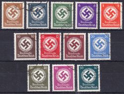 1942/44  Dienstmarken fr Landes- u. Regierungsbehrden