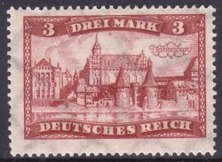 1924  Freimarke: Bauwerke  3 Mark