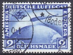1930  Flugpostmarke: . Südamerikafahrt von Luftschiff "LZ 127"