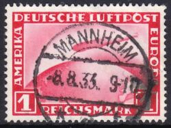 1931  Flugpostmarke: Luftschiff Graf Zeppelin LZ 127