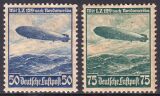 1936  Flugpostmarken: Fahrt des LZ 129 nach Nordamerika