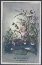 Künstlerkarte - Lore Hummel - Zwerg