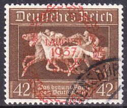 1937  Galopprennen Das Braune Band von Deutschland