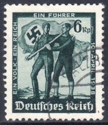 1938  Volksabstimmung in Österreich ohne Wz.
