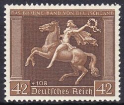 1938  Galopprennen Das Braune Band von Deutschland