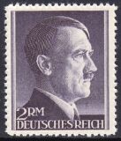 1942  Freimarken: Adolf Hitler mit Perfix-Zähnung