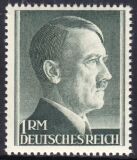 1942  Freimarken: Adolf Hitler mit Zähnung K 14