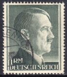1942  Freimarken: Adolf Hitler mit Zähnung K 14