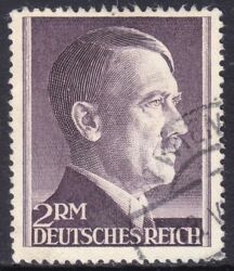 1942  Freimarken: Adolf Hitler mit Zhnung K 14