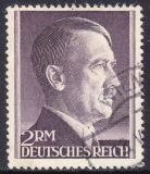 1942  Freimarken: Adolf Hitler mit Zhnung K 14