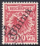 China - 1898  Freimarke mit diagonalem Aufdruck