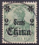 China - 1905  Freimarke mit Aufdruck ohne Wz.