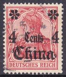 China - 1905  Freimarke mit Aufdruck ohne Wz.