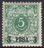 Deutsch-Ostafrika - 1893  Freimarke Deutsches Reich mit...