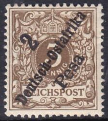 Deutsch-Ostafrika - 1896  Freimarke Deutsches Reich mit Aufdruck