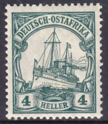 Deutsch-Ostafrika - 1905  Schiffszeichnung mit Wz.