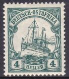 Deutsch-Ostafrika - 1905  Schiffszeichnung mit Wz.