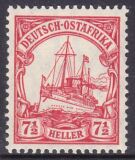 Deutsch-Ostafrika - 1905  Schiffszeichnung mit Wz.
