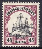 Deutsch-Ostafrika - 1905  Schiffszeichnung mit Wz.