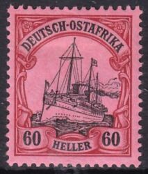 Deutsch-Ostafrika - 1905  Schiffszeichnung mit Wz.