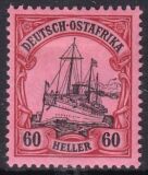 Deutsch-Ostafrika - 1905  Schiffszeichnung mit Wz.