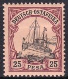 Deutsch-Ostafrika - 1901  Freimarke: Kaiseryacht