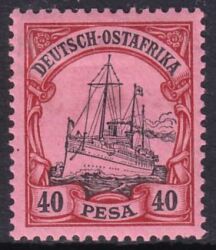 Deutsch-Ostafrika - 1901  Freimarke: Kaiseryacht