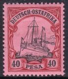 Deutsch-Ostafrika - 1901  Freimarke: Kaiseryacht