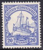 Deutsch-Südwestafrika - 1901  Schiffszeichnung ohne Wz.