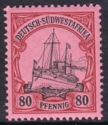 Deutsch-Südwestafrika - 1901  Schiffszeichnung ohne Wz.
