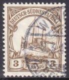 Deutsch-Südwestafrika - 1906  Schiffszeichnung mit Wz.