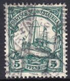 Deutsch-Südwestafrika - 1906  Schiffszeichnung mit Wz.