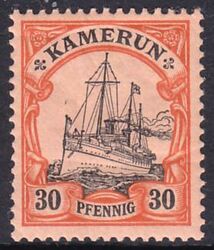 Kamerun - 1900  Schiffszeichnung ohne Wz.