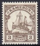 Kamerun - 1905  Schiffszeichnung mit Wz.