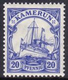 Kamerun - 1905  Schiffszeichnung mit Wz.