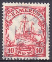 Kamerun - 1905  Schiffszeichnung mit Wz.