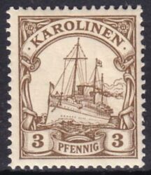Karolinen - 1900  Schiffszeichnung ohne Wz.