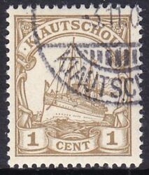 Kiautschou - 1905  Schiffszeichnung ohne Wz.