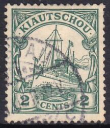 Kiautschou - 1905  Schiffszeichnung ohne Wz.