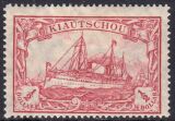 Kiautschou - 1905  Schiffszeichnung mit Wz.
