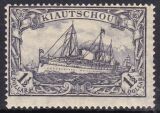 Kiautschou - 1905  Schiffszeichnung mit Wz.