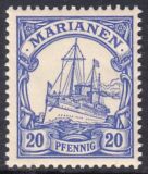 Marianen - 1901  Schiffszeichnung ohne Wz.
