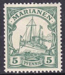 Marianen - 1901  Schiffszeichnung ohne Wz.