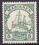 Marianen - 1901  Schiffszeichnung ohne Wz.