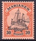 Marianen - 1901  Schiffszeichnung ohne Wz.