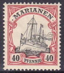 Marianen - 1901  Schiffszeichnung ohne Wz.